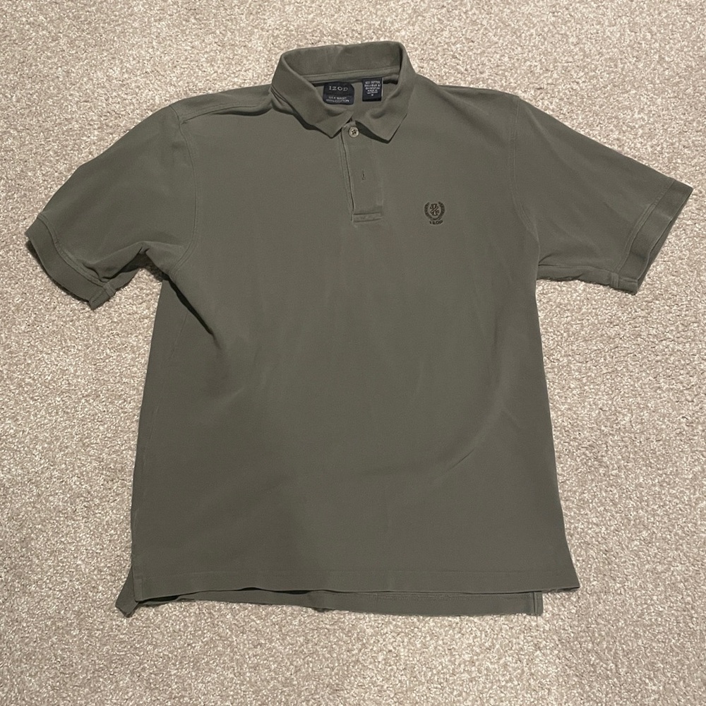 Izod Dark Green Polo Shirt